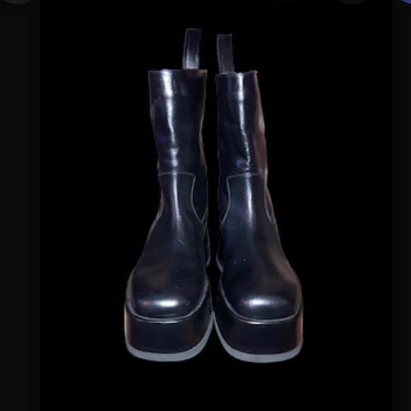 GIA BORGHINI RHW Rosie Short 23 Platform boot sz 38 - Picture 2 of 12